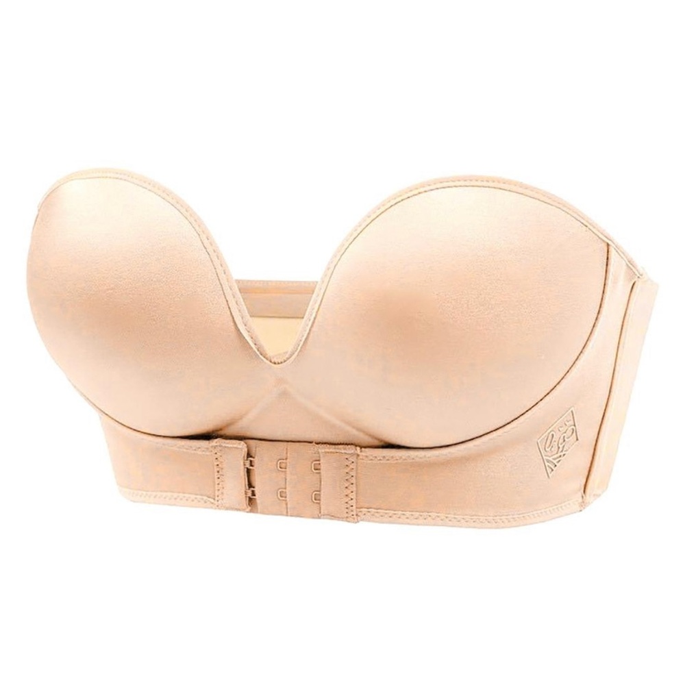 Strapless double support bra